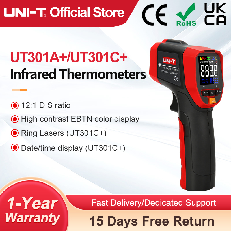 Industrial Laser Blaster - UNI-T ut301a + ut301c + termômetro