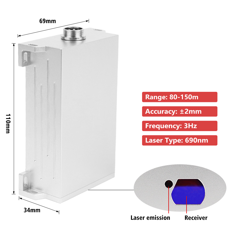 Sensor de Distância a Laser In - Industrial Laser Distance Sensor avaliação e preço