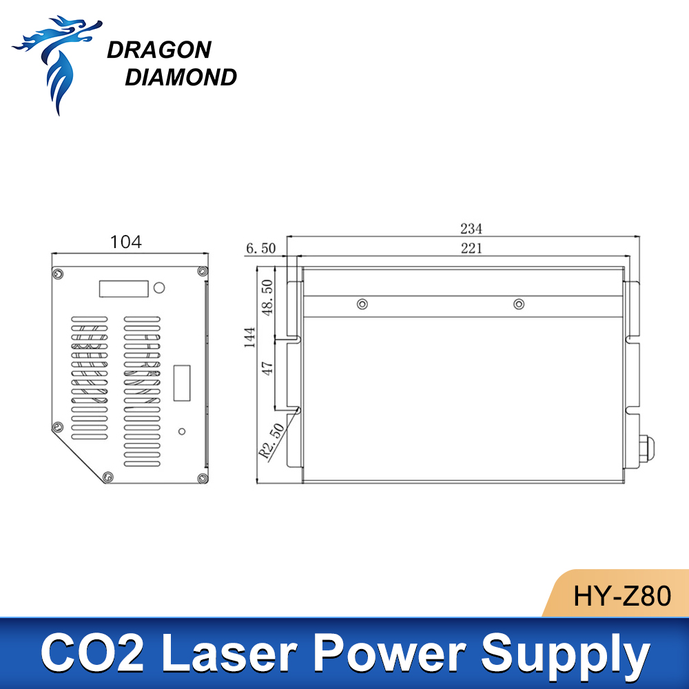 Fonte de alimentação a laser c - Laser Power Supply 60W avaliação e preço