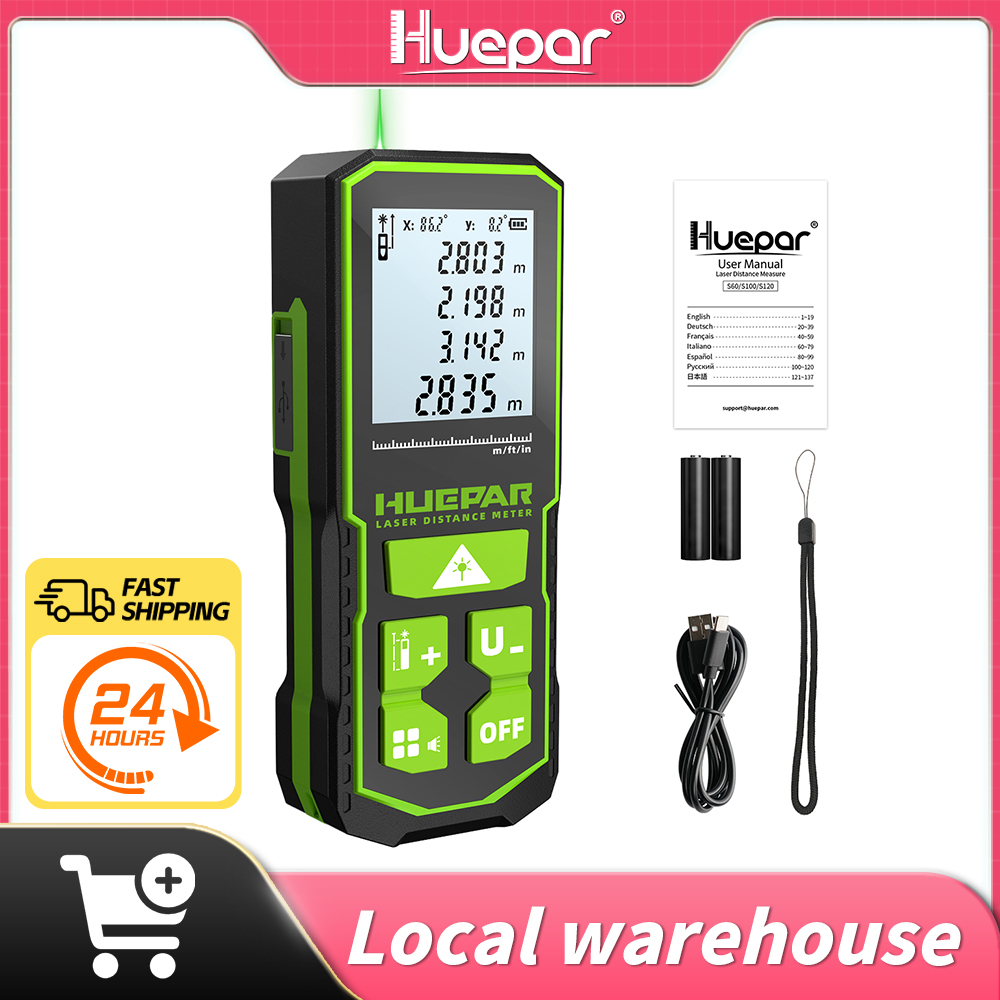 Huepar laser rangefinder digit - Industrial Laser Rangefinder avaliação e preço