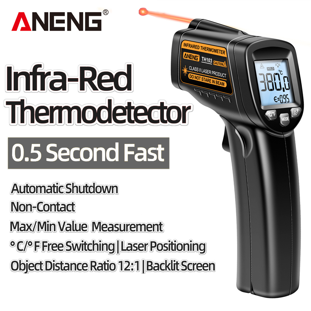 Termômetro laser infravermelho - Industrial Laser Thermometer Gun avaliação e preço