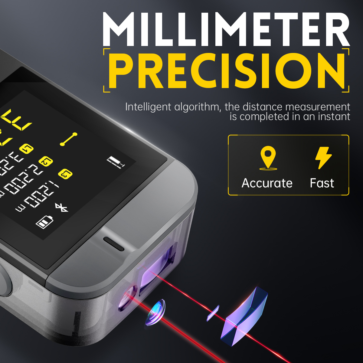 FNIRSI IR40 Fita métrica laser - Industrial Laser Distance Sensor avaliação e preço
