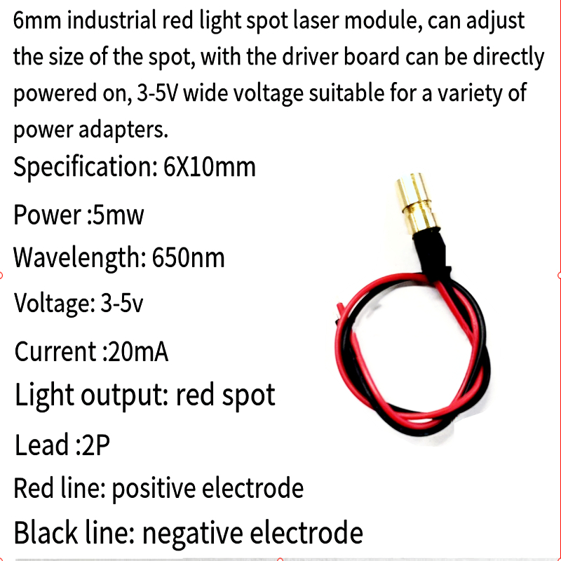Módulo laser industrial de 6mm - Industrial Laser Light avaliação e preço