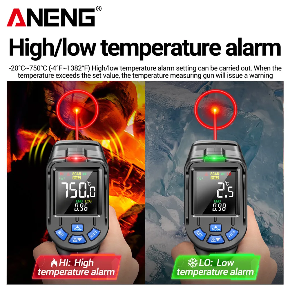 Termômetro a Laser Infravermel - Industrial Laser Thermometer Gun avaliação e preço