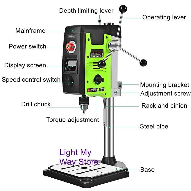 Mini forte mesa broca display  - Industrial Laser Drill avaliação e preço