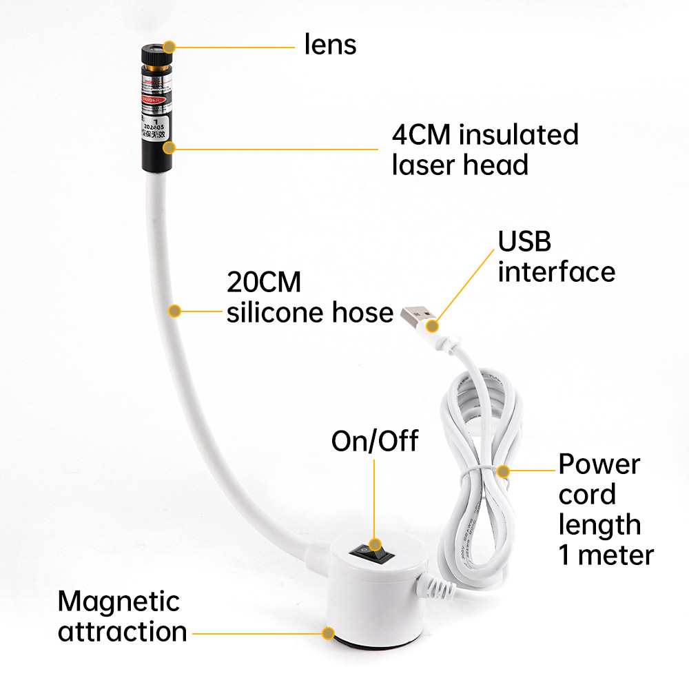 Luz laser vermelha alimentada  - Industrial Laser Light avaliação e preço