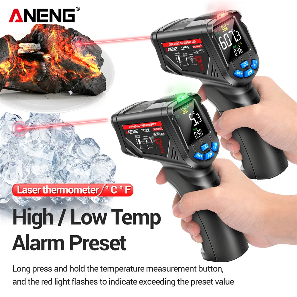 Termovisor Digital Infravermel - Industrial Laser Thermometer Gun avaliação e preço