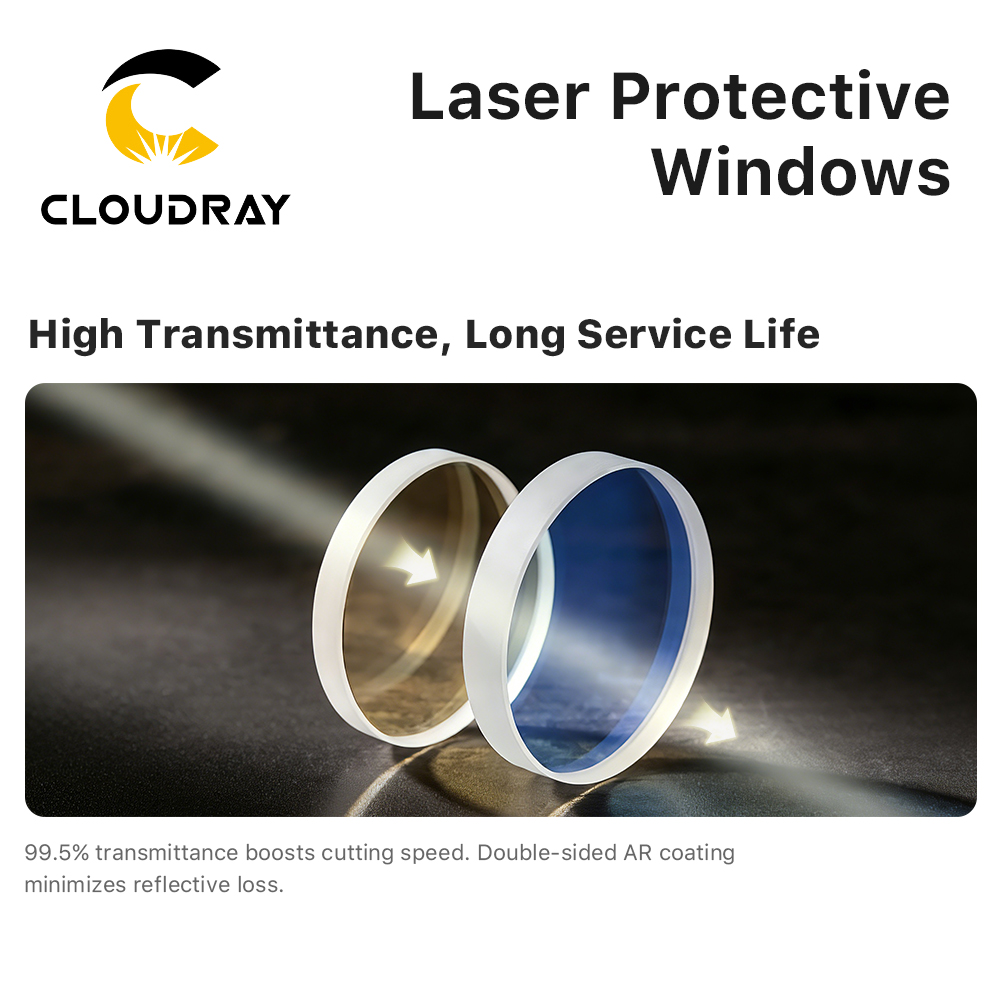 Cloudray 10PCS Lentes Ópticas  - Co2 Laser Mirror avaliação e preço