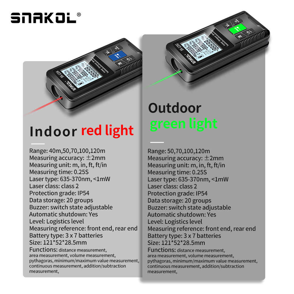 Snakol medidor de distância a  - Industrial Laser Rangefinder avaliação e preço